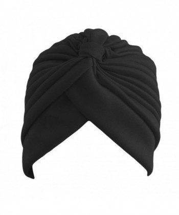 Qunson Womens Ruffle Turban Headwear in Women's Skullies & Beanies