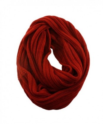 Winter Chunky Pullover Infinity Scarf in Fashion Scarves
