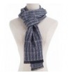 Monique Men Plaid Print Cashmere-like Scarf Autumn Winter Spring Thick Warm Scarves Wraps - Blue - C3186C3X2IW