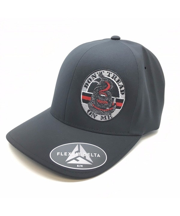 Don't Tread On Me Thin Red Line Delta Flex Fit Cap - CU12L9JC8G1