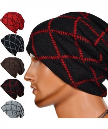 MEXUD Winter Crochet Slouch Oversized in Men's Balaclavas