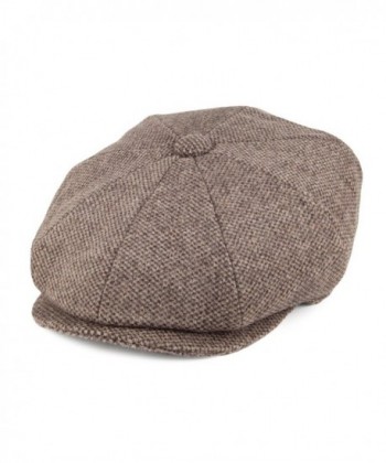 Jaxon Gotham Newsboy Cap - Brown - CN1176L1E6H