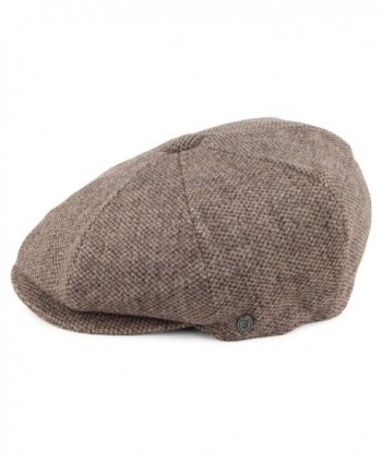 Jaxon Gotham Newsboy Medium Brown in Men's Newsboy Caps