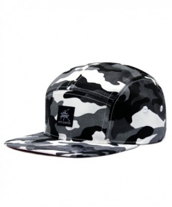 City Hunter Cn580 Camouflage All Over 5 Panel Biker Hat (4 Colors) - City Camo grey - CM11JAGSH1Z