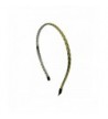 Thin Braid Headband Gold Metallic Braided Plait Head Band - CW11QS23KSZ