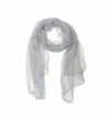 Light Soft Scarves -Chiffon Vintage Solid Color Scarf - Gray - CW182Y85T9K