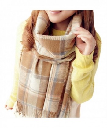 Spikerking Womens Fashion Lattice Winter in Fashion Scarves