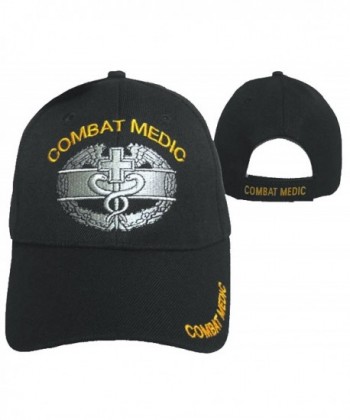 Combat Medic Cap Black U.S. Army Embroidered Military Hat - CO12ODQFY09