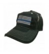 BlvdNorth Thin Blue Line LEO American Flag Hat / cap Black / Grey Distressed - C512BHH1VKT