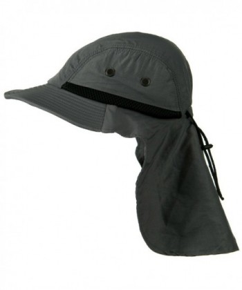 Dark Gray Outdoor Sun Flap in Women's Sun Hats