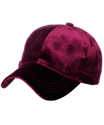 C C Ponytail Adjustable Baseball Burgundy in Women's Baseball Caps