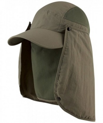 Juniper Taslon UV Cap Large Bill Cap - Olive - C711LV4GA5T