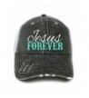 Jesus Forever Christian Women's Adult Mesh Trucker Hat Cap by Katydid - Mint - CY11RGQIH3Z