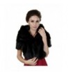 Aukmla Women's Bridal Wedding Fur Scarves and Wraps- Fur Stoles and Shawls for Women - CF11UIF140J