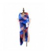 Women's Vintage Plaid Cozy Tartan Scarf Checked Shawl Wrap Neck Stole Pashimina - Blue - C91294UTBLH
