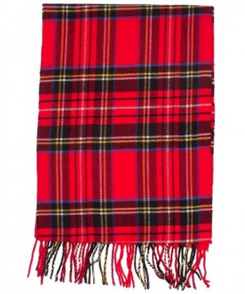 DRY77 Plaid Striped Fringe Winter