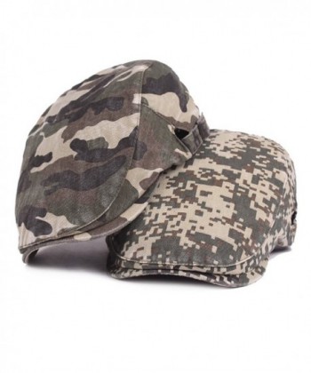 RICHTOER Camouflage Cotton newsboy Outdoors