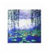 Grace Scarves 100% Silk Scarf- Large- Artists Collection (van Gogh & Monet) - Monet- Summer Water Lilies - CM1887NOUXE