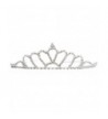 Simplicity Women's Prom Queen Crystal Rhinestones Crown Tiara - 983_fan-shape - C011YWC4EH9