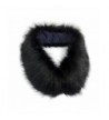 Modelshow Imitation Faux Fur Long Detachable False Collar Scarf Neck Wrap Neckerchiefs for Coat - Black - CB187IWL6ZI