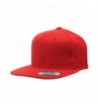 Original Yupoong Pro-style Wool Blend Snapback Blank Hat Baseball Cap 6098m - Red - C41182S4DVB