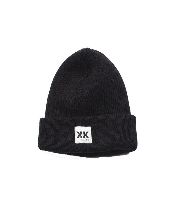 Krochet Kids Brady - Black Beanie - Black - CD188QUIDON