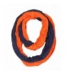 Game Day (College Pro High School Team) Infinity Circle Scarf - Dark Blue and Orange - CL11TQ3YV59