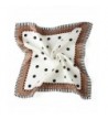 Satin Silk Neckerchiefs Sundayrose Womens Floral Small Square Scarf Handbag Scarves - Round White Black - CD185KYII7A