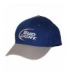 Bud Light Baseball Hat Blue and Gray Embroidered Logo - CC12GX0VOVL