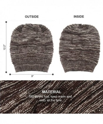 Unisex Acrylic Beanie Winter Oversized in Women's Skullies & Beanies