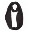 Infinity Solid Loop Scarf - Black - C811I8K6WY9