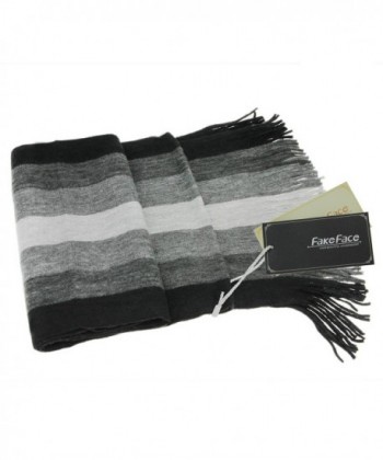 Winter Fringe Cashmere Christmas Stripes