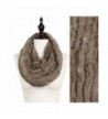 Stylesilove Faux Fur Womens Soft Infinity Scarf - Taupe - C9125FHACGF