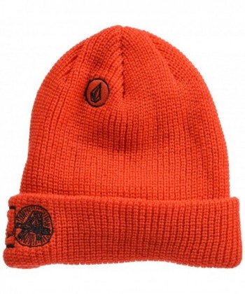 Volcom Mens Trucker Beanie Fire