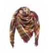 DH.M Blanket Scarf Women Big Square Long Scarves Warm Tartan Checked Shawl - A8 - C51874O8L93