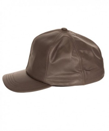 Levine Structured Garment Leather Baseball in Men's Baseball Caps