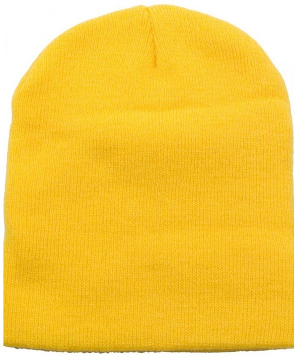 Simplicity Men / Women's Winter Acrylic Knitted Beanie - 1036_Yellow - CM11N3GA79D