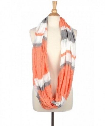 Infinity Lightweight Figure Orange Accessory in Fashion Scarves