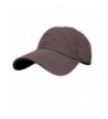 USBingoshop Men Women Unisex Plain Color Baseball Cap Hat 100% Cotton Adjustable Size - 18-dark Brown - CS182YEYAAZ