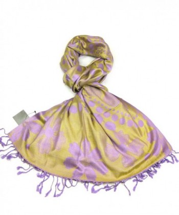 Lovarzi Womens Yellow Pashmina Fashion