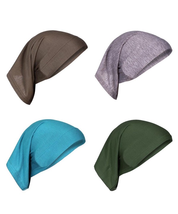 AIYUE%C2%AE Beanie Headscarf Headwear Turban - Blue/Green/Grey/Brown - CH188N6LGE2