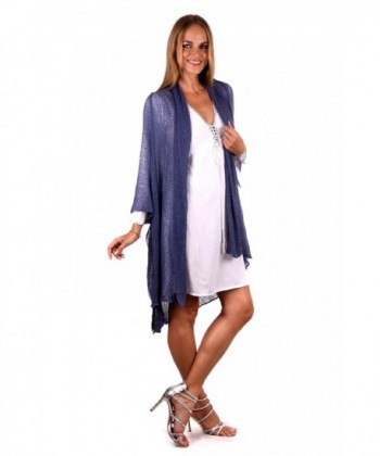 FrejaDesigns Womens Sleeve Cardigan Stretchable