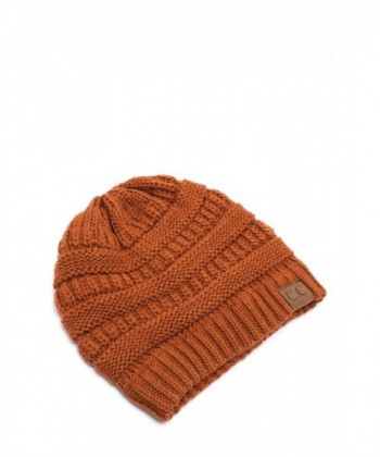 GOJANE 90708 RUST O S Cable Beanie in Women's Skullies & Beanies