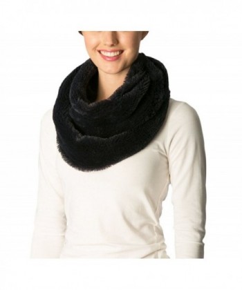 Apparelism Women's Warm Winter Soft Faux Fur Loop Infinity Neck Warmer Scarf - A.navy - CJ186IQO435