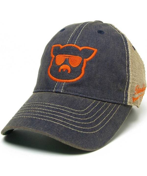 Islanders Pig Face College Trucker Hat - War Eagle Auburn Blue/Orange - CN12O0N6NB6