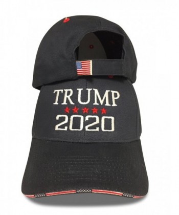 2020 Trump '45' President Hat Embroidery 100% Cotton Navy/Red Cap Adjustable - CU18699DIWI