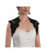Amy's Accessory Women's Lace Party Dresses Outwear Jacket Wrap C53Amy - Black - C412K87Z76D