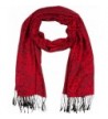 Sakkas Damask Pashmina Scarf / Stole / Wrap / Shawl - Scarlet Red - CM11JHIMRGN