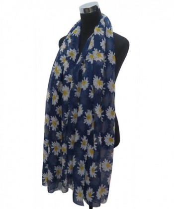 Lina Lily Daisy Flower Womens in Fashion Scarves