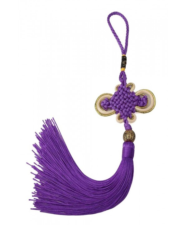 ELEGNA Elegant Chinese Knot Christmas Gift Halloween Present - Purple - CQ186N8LZ3U